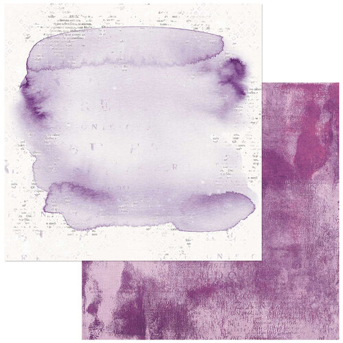 49 and Market - ARToptions Plum Grove Collection - 12 x 12 Double Sided Paper - Colored Foundations - 1