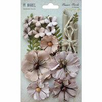 49 and Market - Handmade Flowers - Blossom Blends - Sandcastle