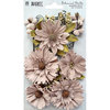 49 and Market - Flower Embellishments - Botanical Blends - Hazelnut