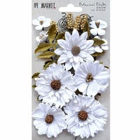 49 and Market - Flower Embellishments - Botanical Blends - Snow