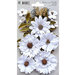 49 and Market - Flower Embellishments - Botanical Blends - Snow