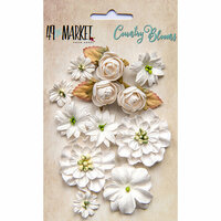 49 and Market - Flower Embellishments - Country Blooms - Cloud