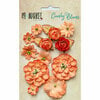 49 and Market - Flower Embellishments - Country Blooms - Tangerine