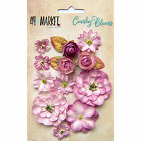 49 and Market - Flower Embellishments - Country Blooms - Punch