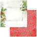 49 and Market - Christmas Spectacular Collection - 12 x 12 Double Sided Paper - Hidden Holly