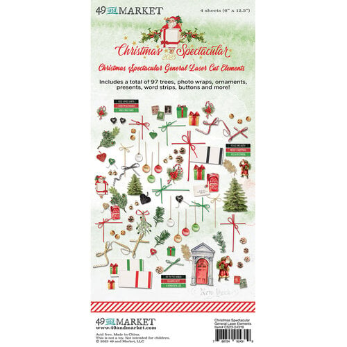 49 and Market - Christmas Spectacular Collection - Laser Cut Elements - General