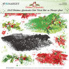 49 and Market - Christmas Spectacular Collection - 12 x 12 Rub-on Transfers - Color Wash