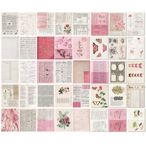 49 and Market - Color Swatch Blossom Collection - Collage Sheets