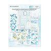 49 and Market - Color Swatch Ocean Collection - 6 x 8 Rub-on Transfers