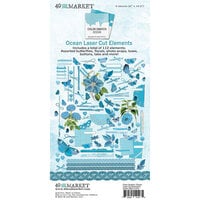 49 and Market - Color Swatch Ocean Collection - Laser Cut Elements