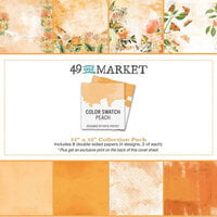 49 And Market - Color Swatch Peach Collection - 12 x 12 Collection Paper Pack