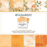 49 and Market - Color Swatch Peach Collection - 12 x 12 Collection Paper Pack