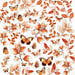49 And Market - Color Swatch Peach Collection - Acetate Leaves