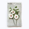 49 and Market - Flower Embellishments - Daisy Stems - White