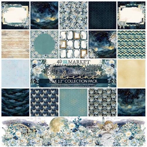 49 and Market - Starlight Dreams Collection - 12 x 12 Paper Pack