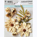 49 and Market - Flower Embellishments - Enchanted Petals - Parchment