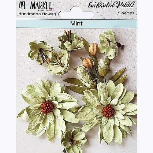 49 and Market - Flower Embellishments - Enchanted Petals - Mint