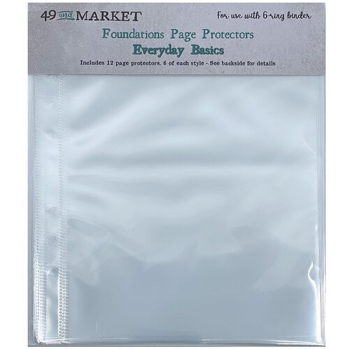 49 and Market - Foundations - Page Protectors - Everyday Basics