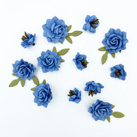 49 and Market - Florets Collection - Flower Embellishments - Cornflower