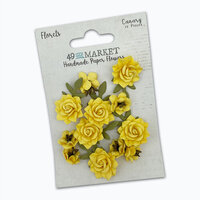 49 and Market - Florets Collection - Flower Embellishments - Canary
