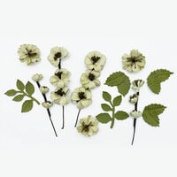 49 and Market - Wild Flowers Collection - Flower Embellishments - Celery