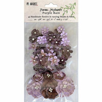 49 and Market - Flower Embellishments - Floral Mixology - Purple Rain