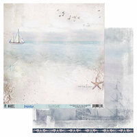 49 and Market - Island Paradise Collection - 12 x 12 Double Sided Paper - Time to Coast