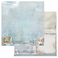 49 and Market - Island Paradise Collection - 12 x 12 Double Sided Paper - Under the Ocean