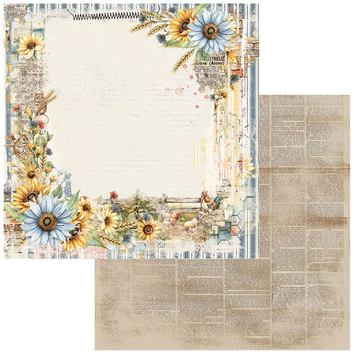 49 and Market - Whispering Way Collection - 12 x 12 Double Sided Paper - Barnyard Breeze