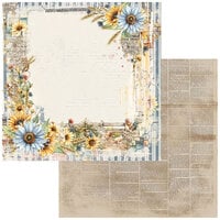 49 and Market - Whispering Way Collection - 12 x 12 Double Sided Paper - Barnyard Breeze