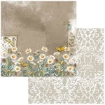 49 and Market - Krafty Garden Collection - 12 x 12 Double Sided Paper - Engaging Florals