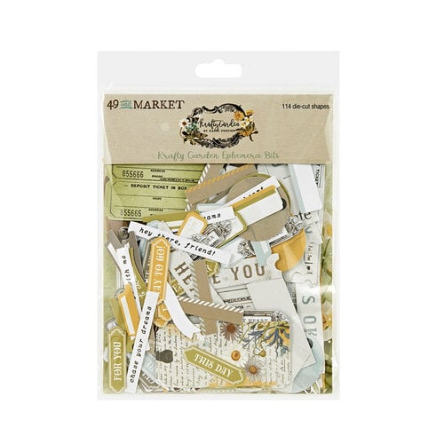 49 and Market - Krafty Garden Collection - Ephemera Bits