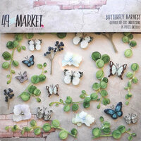 49 and Market - Layered Embellishments - Butterfly Harvest