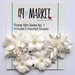 49 and Market - Flower Embellishments - Flower Mini Series 01 - Cloud