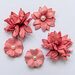 49 and Market - Flower Embellishments - Flower Mini Series 01 - Scarlet