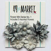 49 and Market - Flower Embellishments - Flower Mini Series 01 - Storm