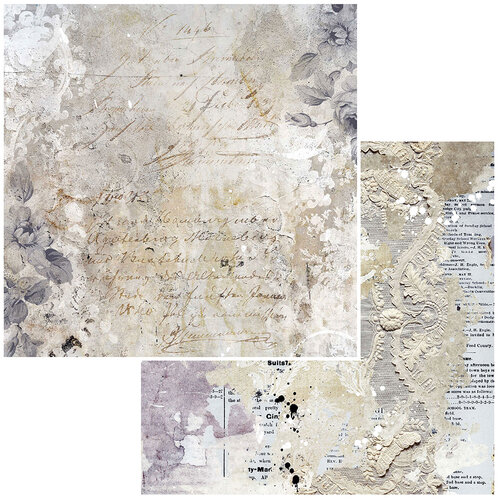 49 and Market - Remnants Mini Collection - 12 x 12 Double Sided Paper - Forgotten