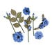 49 and Market - Nature's Bounty Collection - Flower Embellishments - Cornflower