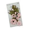 49 and Market - Nature's Bounty Collection - Flower Embellishments - Taffy
