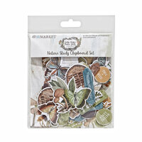 49 and Market - Vintage Artistry Nature Study Collection - Chipboard Set