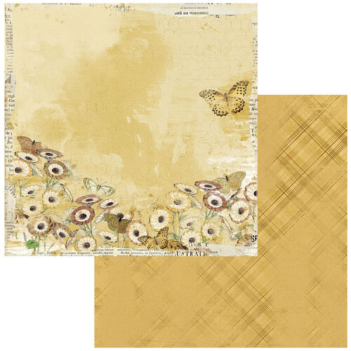 49 and Market - Color Swatch Ochre Collection - 12 x 12 Double Sided Paper - 04