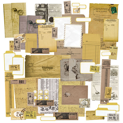 49 and Market - Color Swatch Ochre Collection - Ephemera Stackers