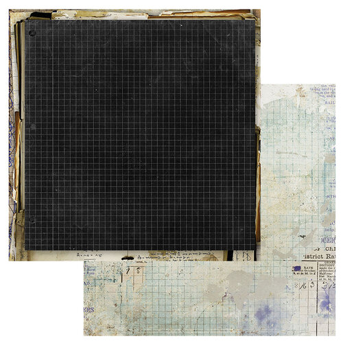 49 and Market - Old School Collection - 12 x 12 Double Sided Paper - Off the Grid