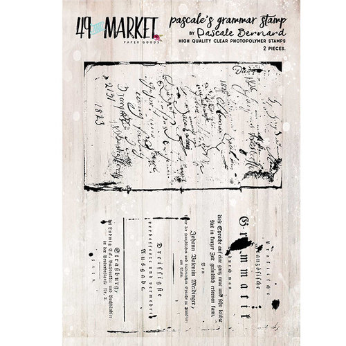 49 and Market - Clear Photopolymer Stamps - Pascale's Grammer