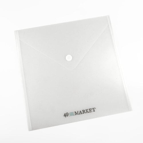 49 and Market - 13 x 13 Flat Frosted Storage Envelopes - 12 Pack