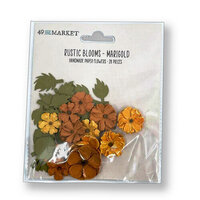 49 and Market - Flower Embellishments - Rustic Blooms - Marigold