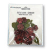 49 and Market - Flower Embellishments - Rustic Blooms - Cranberry