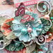 49 and Market - Flower Embellishments - Royal Spray - Ocean Jade
