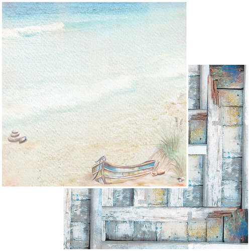 49 and Market - Seaside Collection - 12 x 12 Double Sided Paper - Sand Dunes