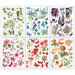 49 and Market - Spectrum Gardenia Collection - 6 x 8 Rub-on Transfers - Botanical